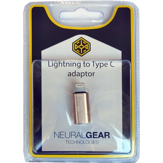 NG ΑΝΤΑΠΤΟΡΑΣ LIGHTNING (αρσενικό) σε υποδοχή TYPE C (θυληκό), BLISTER