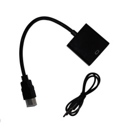 NG ΜΕΤΑΤΡΟΠΕΑΣ HDMI MALE ΣΕ VGA FEMALE ΜΕ AUDIO ADAPTER